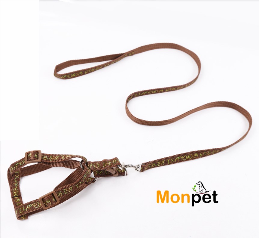 Dây dắt kèm yếm cho chó mèo thú cưng 🐾