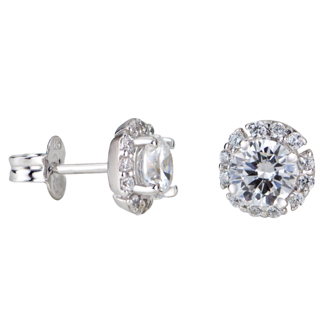 BÔNG TAI BẠC ĐÍNH ĐÁ PNJSILVER XMXMK000133