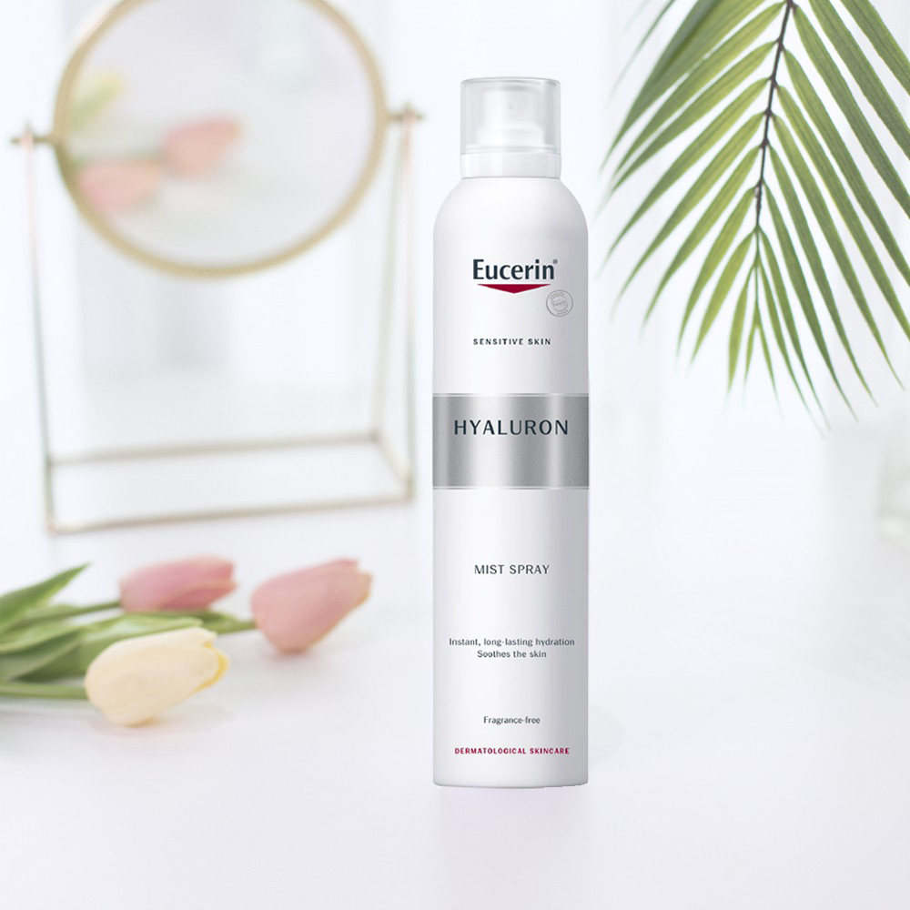 [MUA LÀ CÓ QUÀ] Xịt Dưỡng Ẩm Eucerin Giảm Nếp Nhăn Hyaluron Mist Spray 250ml