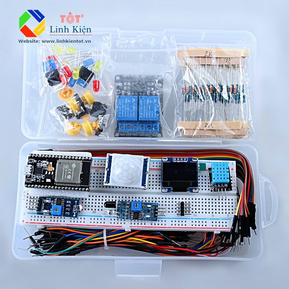 ESP32 IOT Starter Kit - Bộ Thực Hành ESP32 ESP-2S IoT