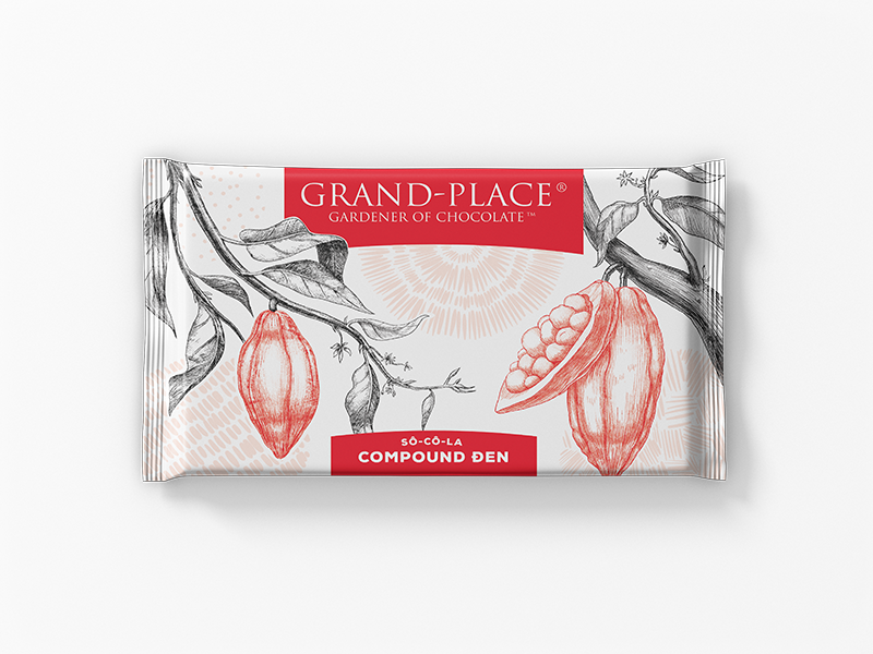Socola đen grand place 1kg D040