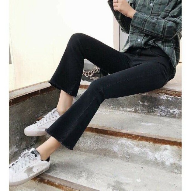 Quần skinny jean ống loe