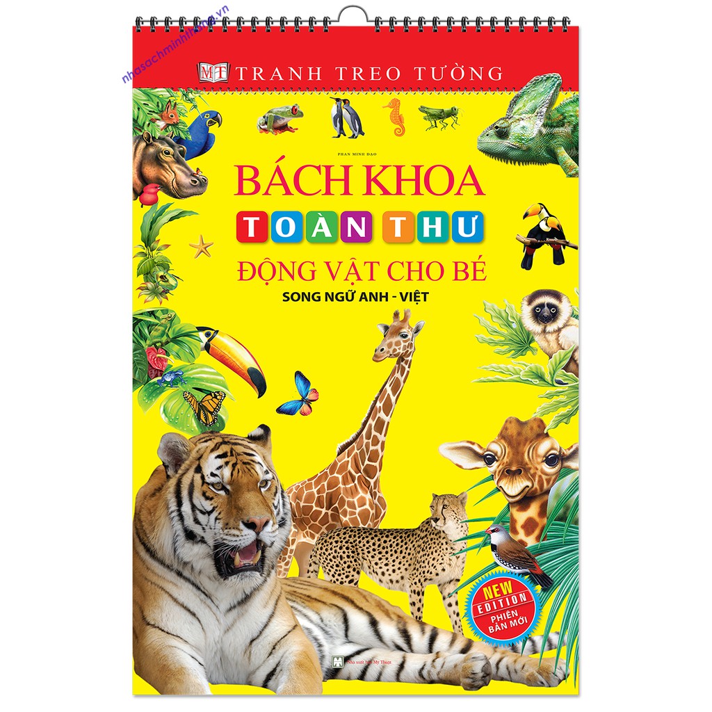 Tranh Treo Tường - Bách Khoa Toàn Thư Động Vật Cho Bé (Song Ngữ Anh - Việt)