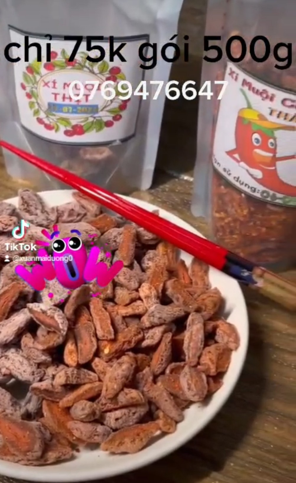 Xí Muội Chua Cay Thái Lan Túi 400G