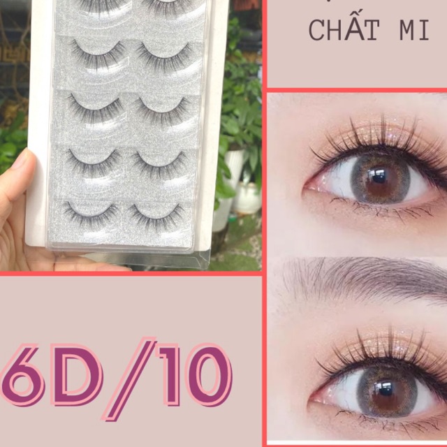 Mi giả lông chồn 5D cao cấp bộ 5 cặp siêu tự nhiên