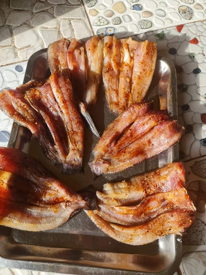 ‍Khô cá lóc 1 nắng  1kg cỡ 6~8con
