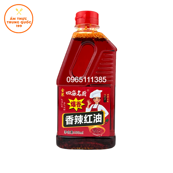 Dầu ớt vừng cay thơm tứ xuyên 400ml