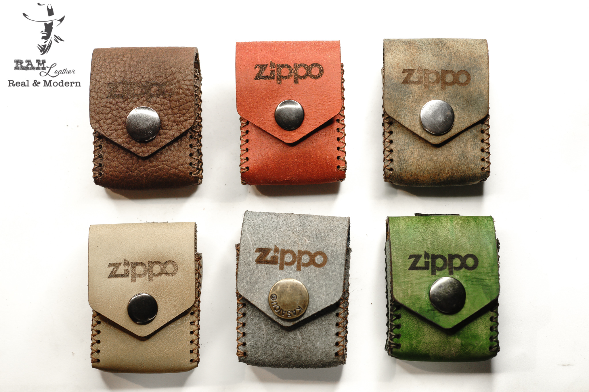 Bao da Siêu bền Zippo Da Bò Thật RAM Leather