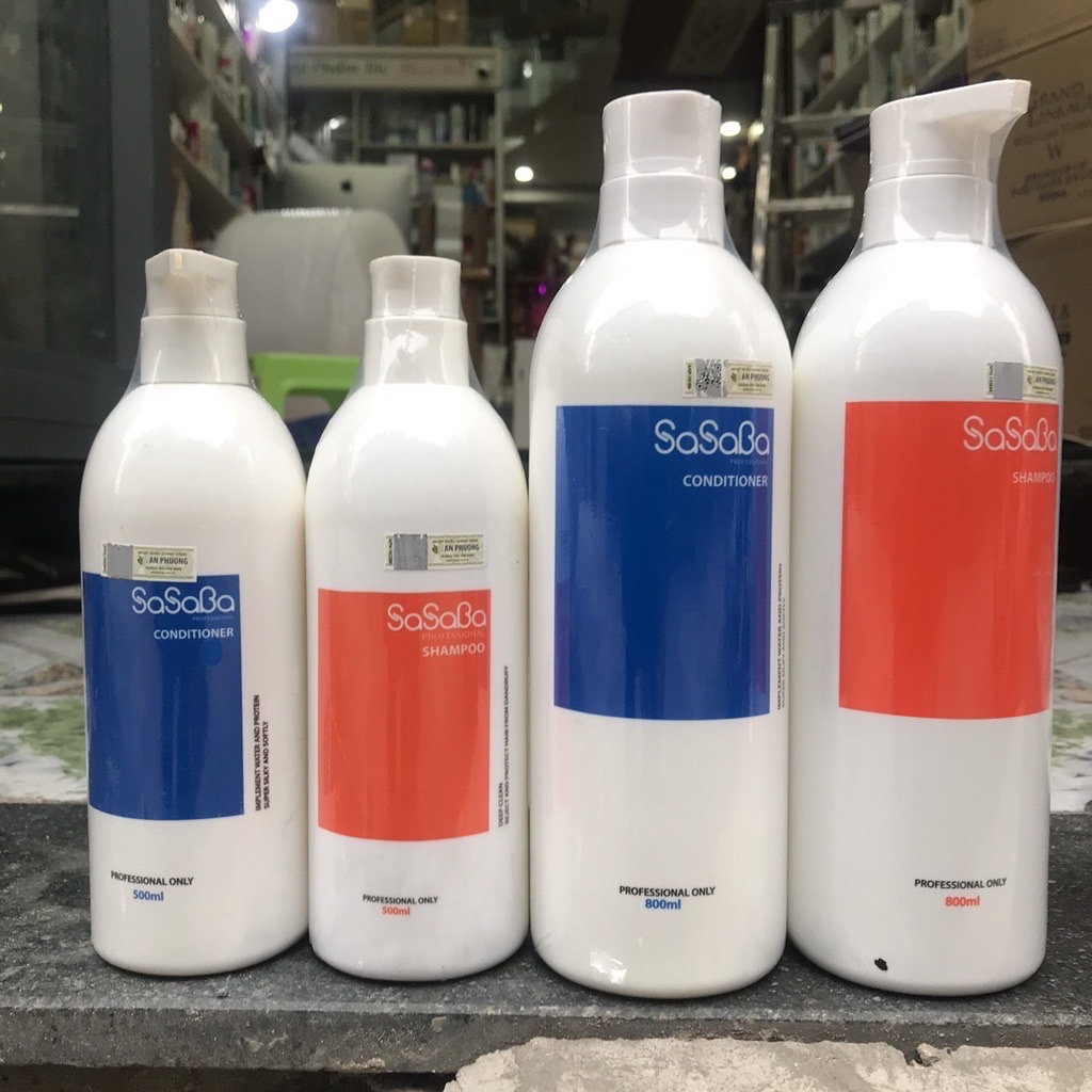 (Bán Lẻ Gội Hoặc Xả )Dầu Gội Dầu Xả Sasaba 800ML( Mẫu Mới New 2022) (Chính Hãng)