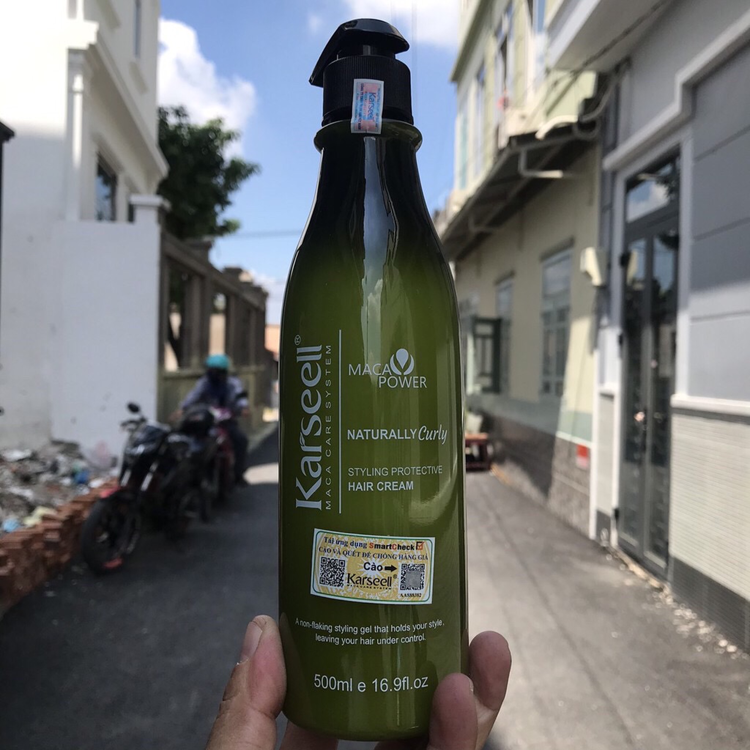 [HCM]Gel bóp tóc uốn xoăn Karseell Naturally Curly 500ml