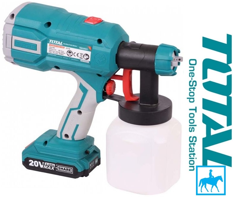 Dụng Cụ Phun Sơn Máy phun sơn Dùng Pin 20V TOTAL TSGLI2001 TSGLI20406 TSGLI20406
