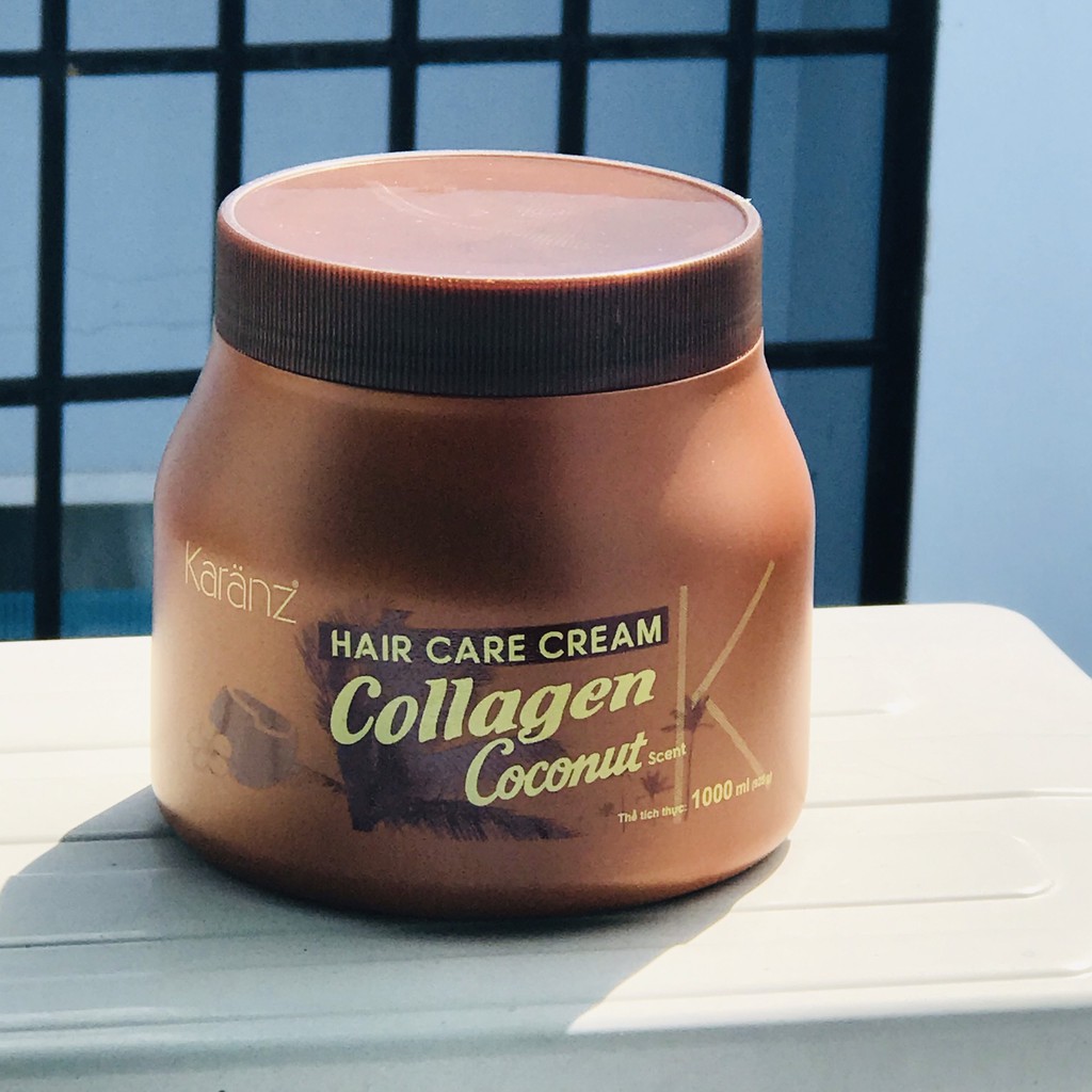 Hấp ủ tóc mềm mượt Collagen Coconut Karanz 1000ml