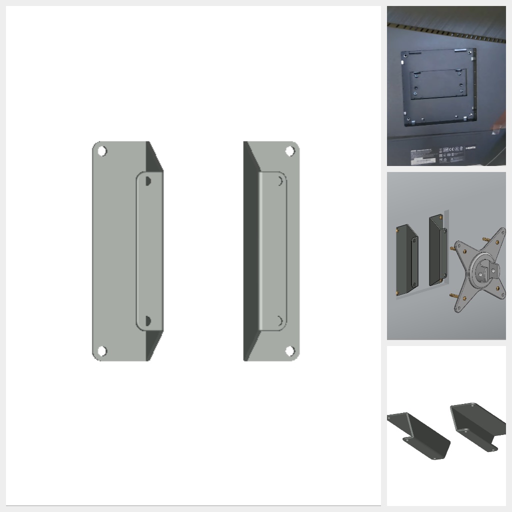 VESA ADAPTER cho màn hình có 4 lỗ vesa chìm