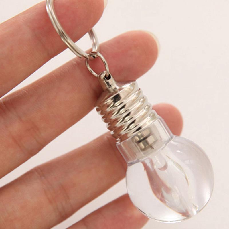 Móc khóa hình bóng đèn Led đổi màu