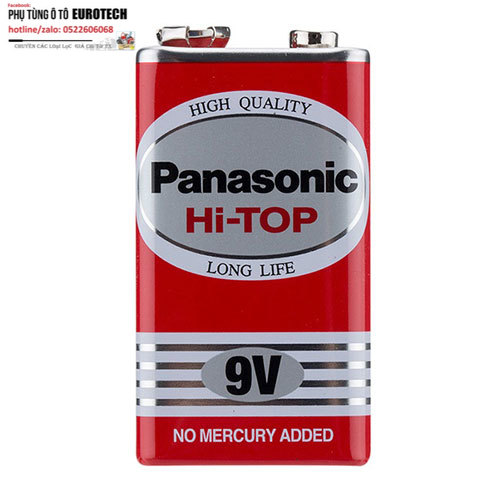 pin 9v PIN Pana - Pin vuông - Pin vuông, pin mic Pin 6F22 pin 1604G [BẢO HÀNH 1 NĂM] (CHÍNH HÃNG)