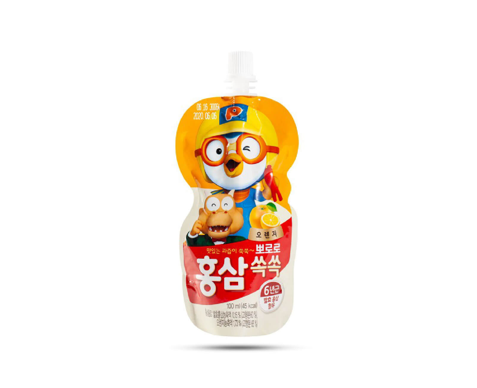 Nước hồng sâm hoa quả Pando pororo cho bé