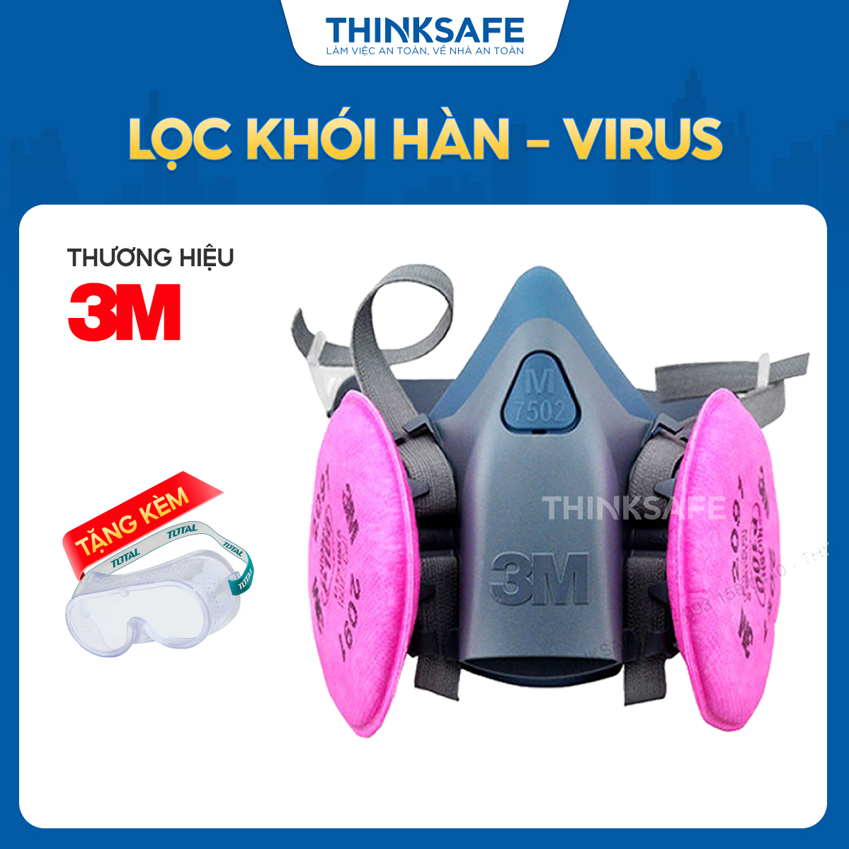 3 M 7502 gas respirator 3 PCs use 3 m 2097 anti-dust Korean smoke-low concentration organic steam filter-johnsafe