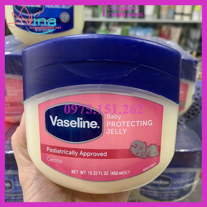 SÁP DƯỠNG VASELINE BABY 450ML - MÀU HỒNG - USA