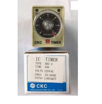 Rơ le thời gian Timer CKC AH3-3 220VAC 30S