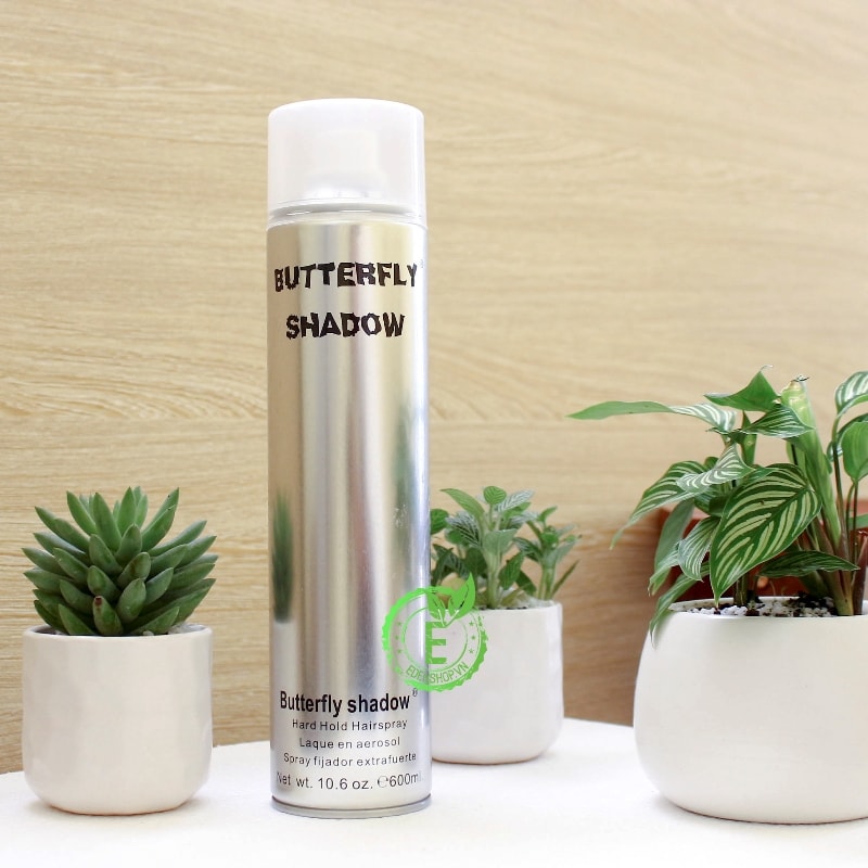 [HCM]Gôm xịt tóc Butterfly Shadow 600ml