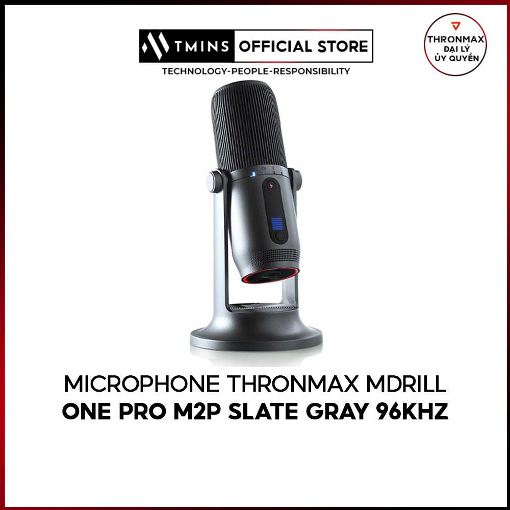 Microphone Thronmax Mdrill One Pro M2P Slate Gray 96Khz (Hàng Chính Hãng)