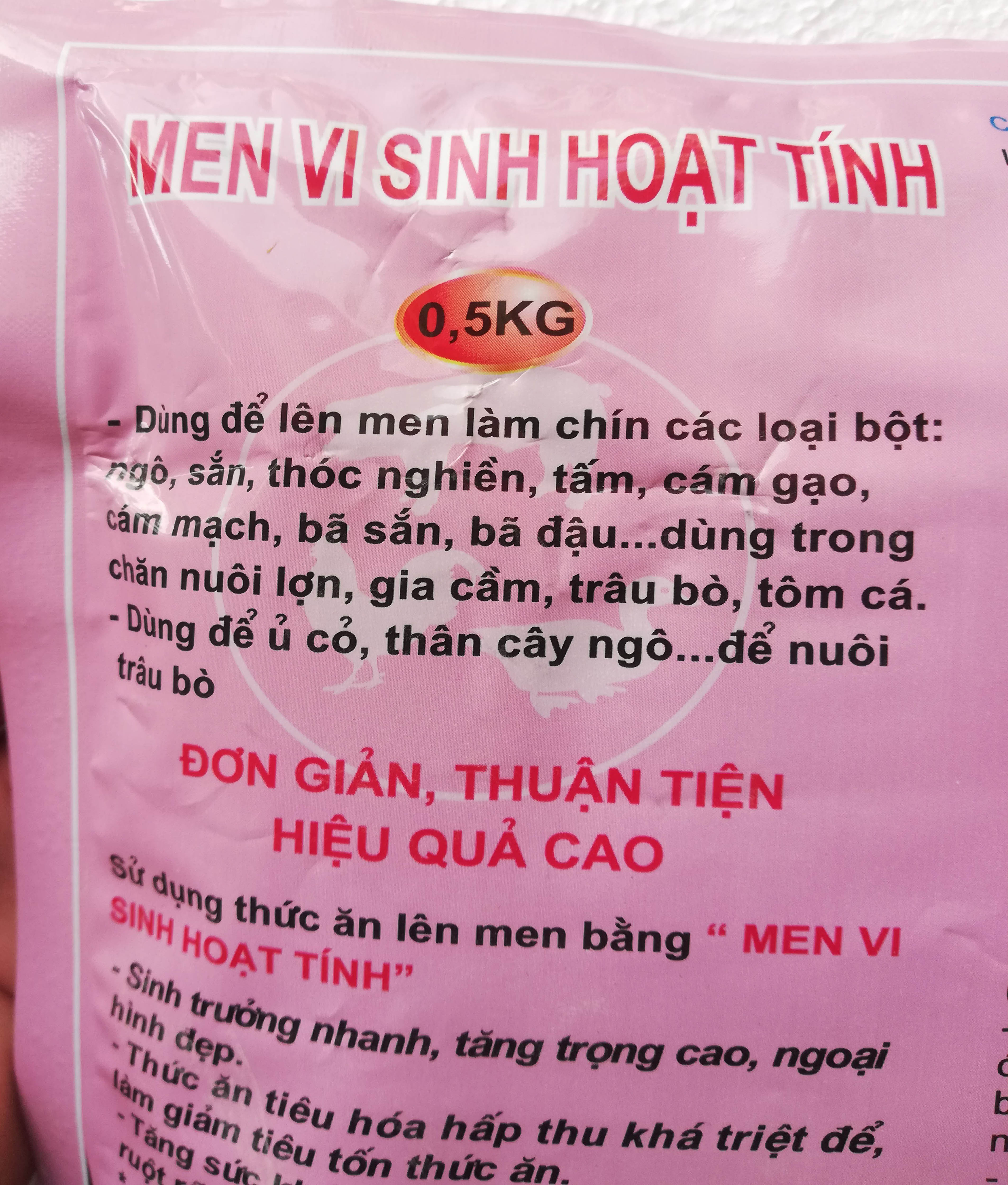 2 gói Men ủ vi sinh hoạt tính 500g