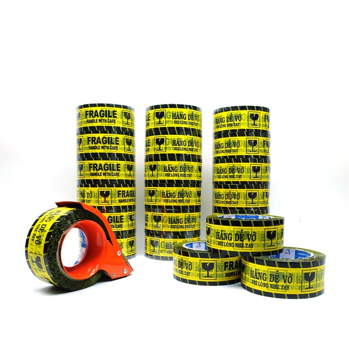 Băng Keo Hàng Dễ Vỡ 100 Yard - 1 Cuộn