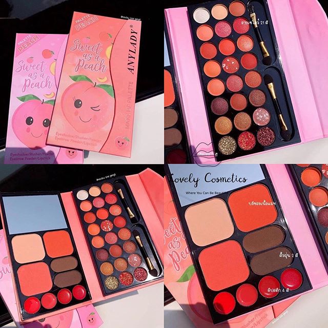 Bảng phấn bóp anylady peach