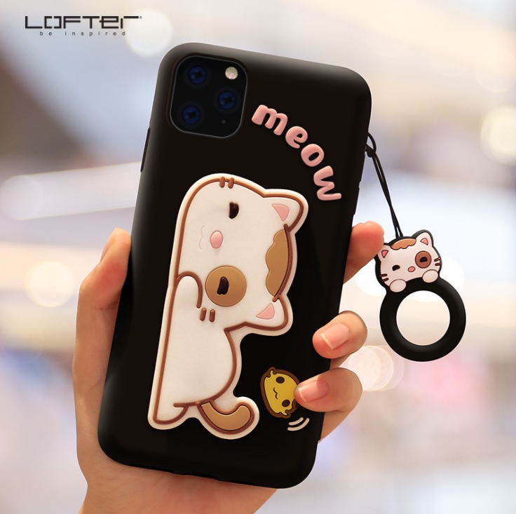 [HCM]Ốp lưng Thú Cưng Dễ thương Cho Iphone12 ( LOFTER )