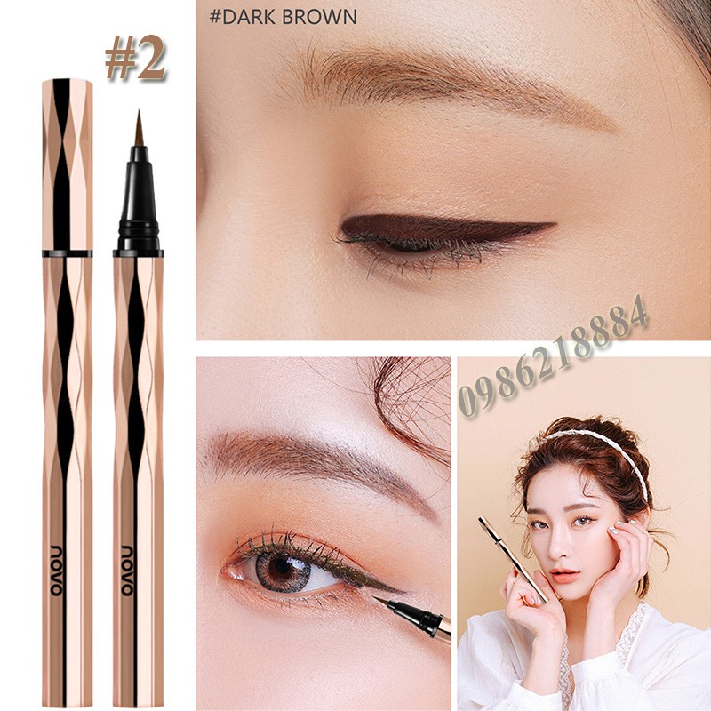 [HCM]Bút kẻ mắt nước Novo kim cương