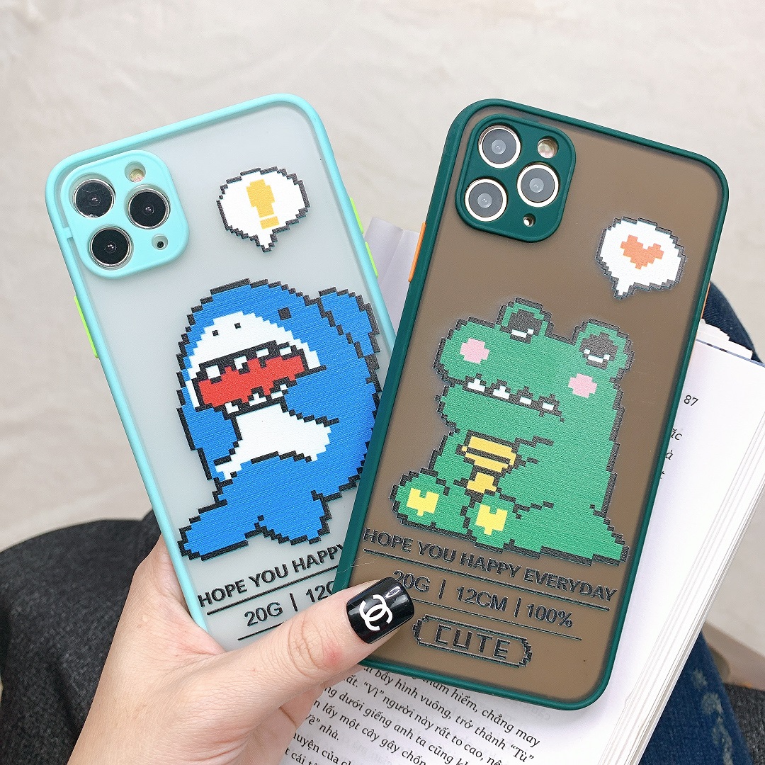 Ốp Lưng Nhám Chống Sock Va Đập Bảo Vệ Camera Happy Everyday