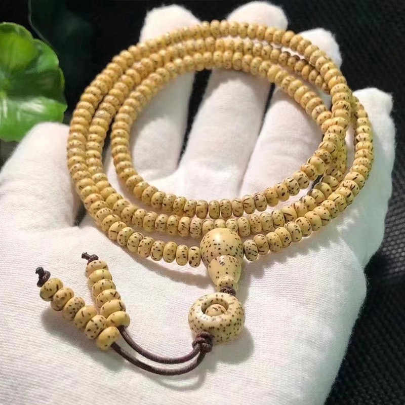 Vòng tay chuỗi hạt bồ đề tinh nguyệt tự nhiên 5mm đã phong hoá