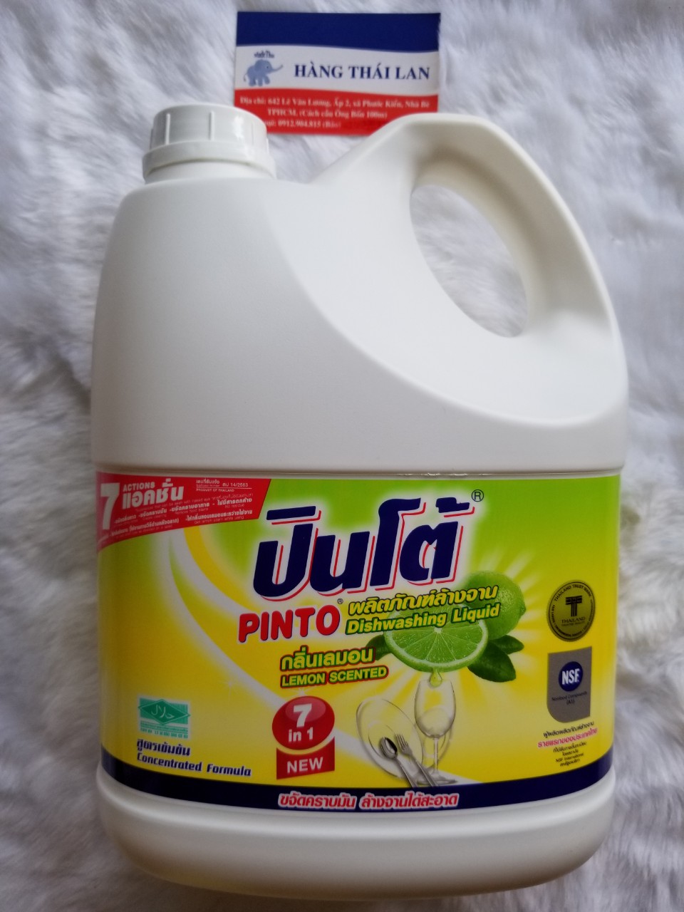 [HCM]Nước rửa chén Pinto Thái lan 3800ml- Hương Chanh
