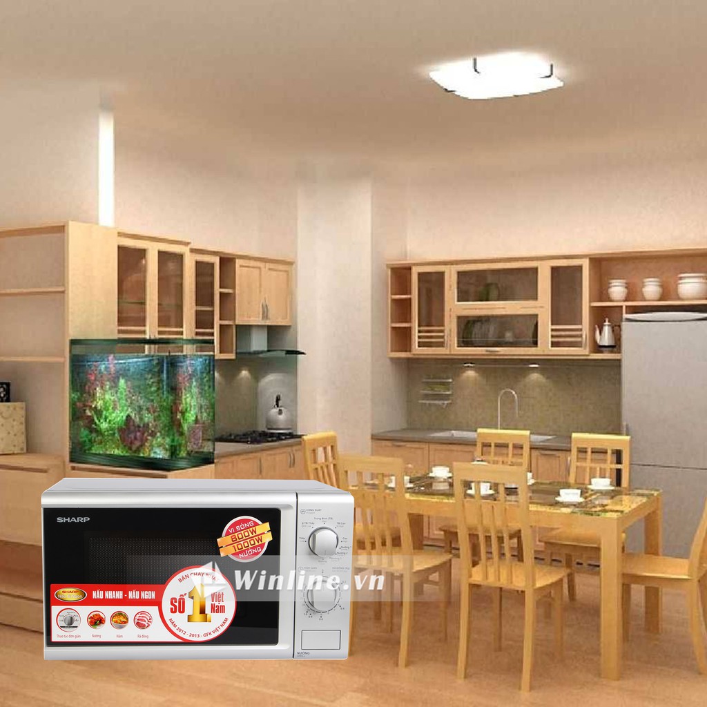 Lò vi sóng Sharp 20 lít R-209VN-SK (Giá áp dụng giao nội thành HN, HCM& các tỉnh liên hệ shop)