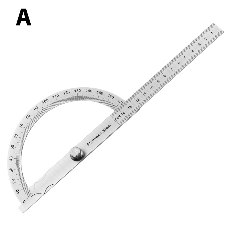 Thước đo góc 180 độ thước đo góc kim loại thước đo góc Dụng cụ chế biến gỗ
