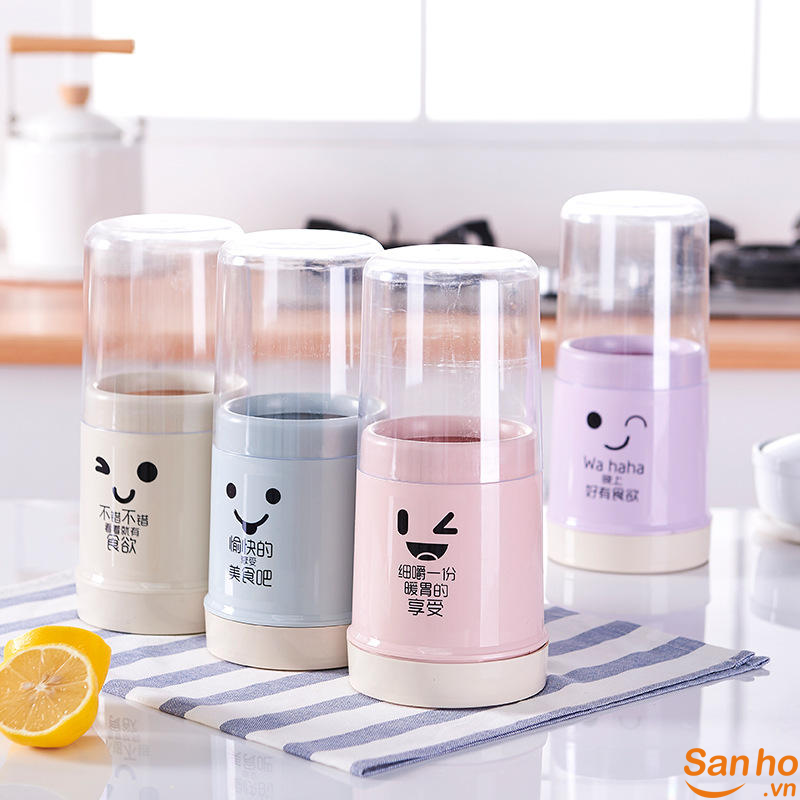 ỐNG CẮM MUỖNG THÌA CÓ NẮP ĐỂ BÀN