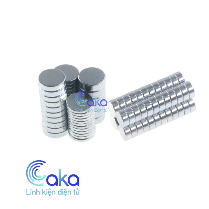 Bộ 10 Nam châm tròn 5x2mm Nam châm đất hiếm
