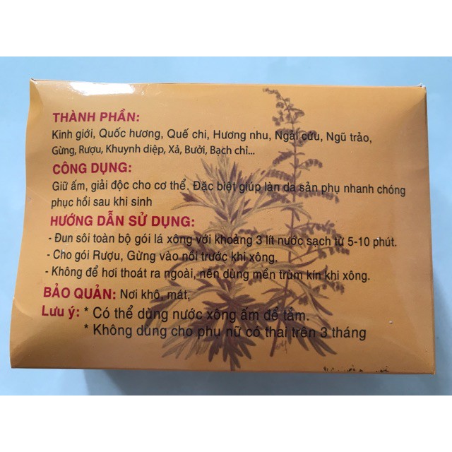 Lá xông sản phụ Thuận Hiếu
