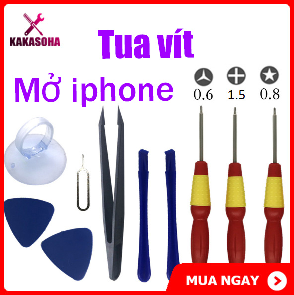 Bộ tua vít mở điện thoại đa năng iphone 5 đến 11 pro max