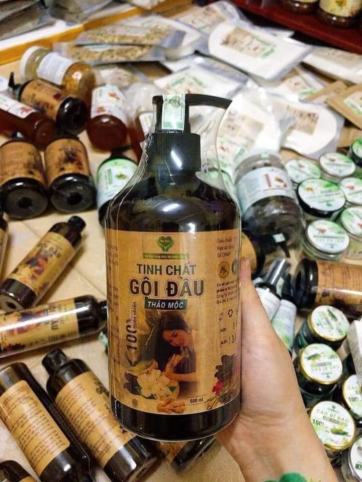 DẦU GỘI ĐẦU THẢO MỘC MẸ KEN (dành cho tóc khô, giảm gàu, giảm rụng, kích mọc tóc)