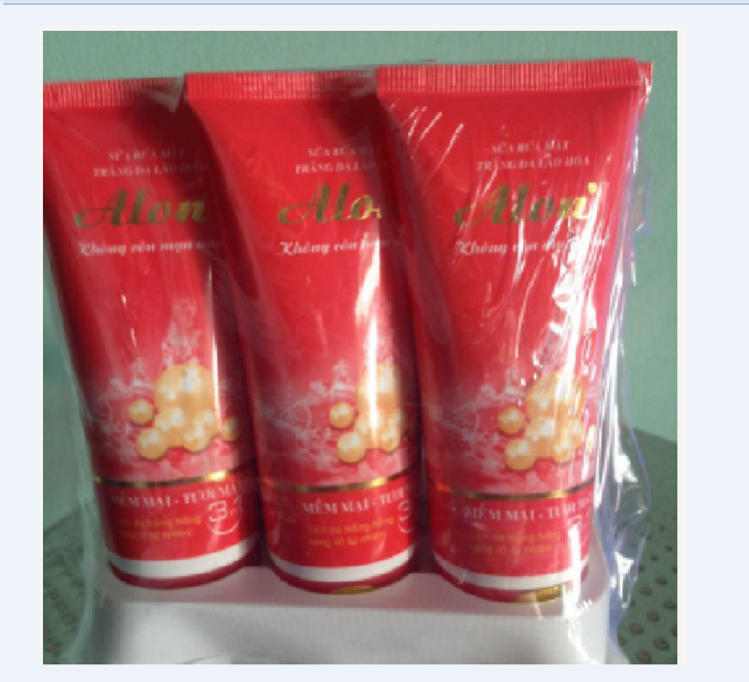 Sữa rửa mặt trắng da Alon 50g
