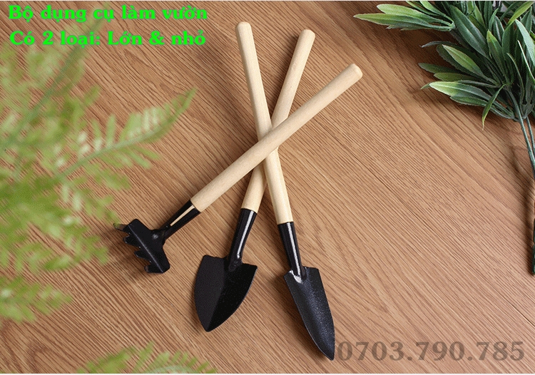 [HCM]Bộ Dụng Cụ Làm Vườn 3 Món
