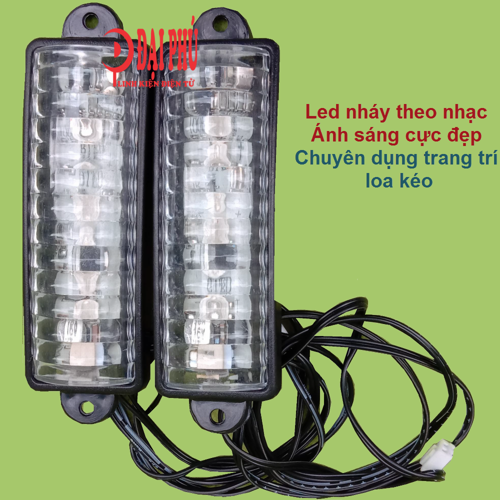 [HCM]Led nháy theo nhạc cho loa kéo ( 1 cặp)