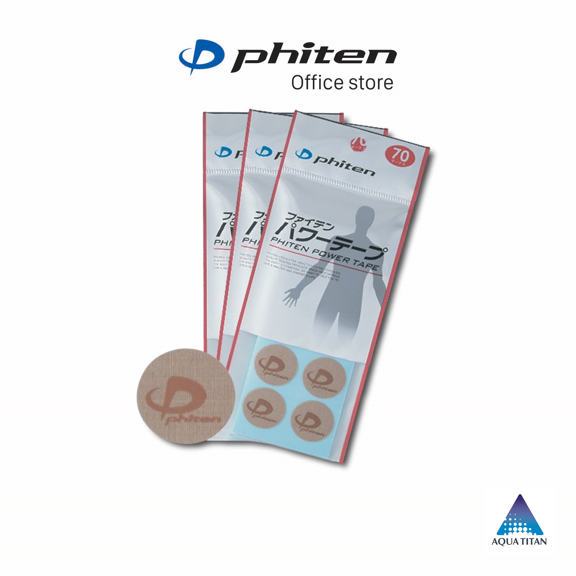 Phiten Titanium Power Tape 70Pcs