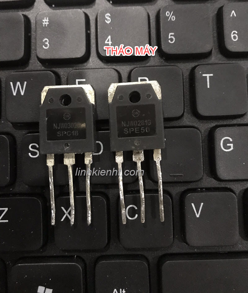 Cặp Sò Công Suất Âm Thanh NJW0281G NJW0302G NJW0281 NJW0302 Tháo Máy Chính Hãng 100%
