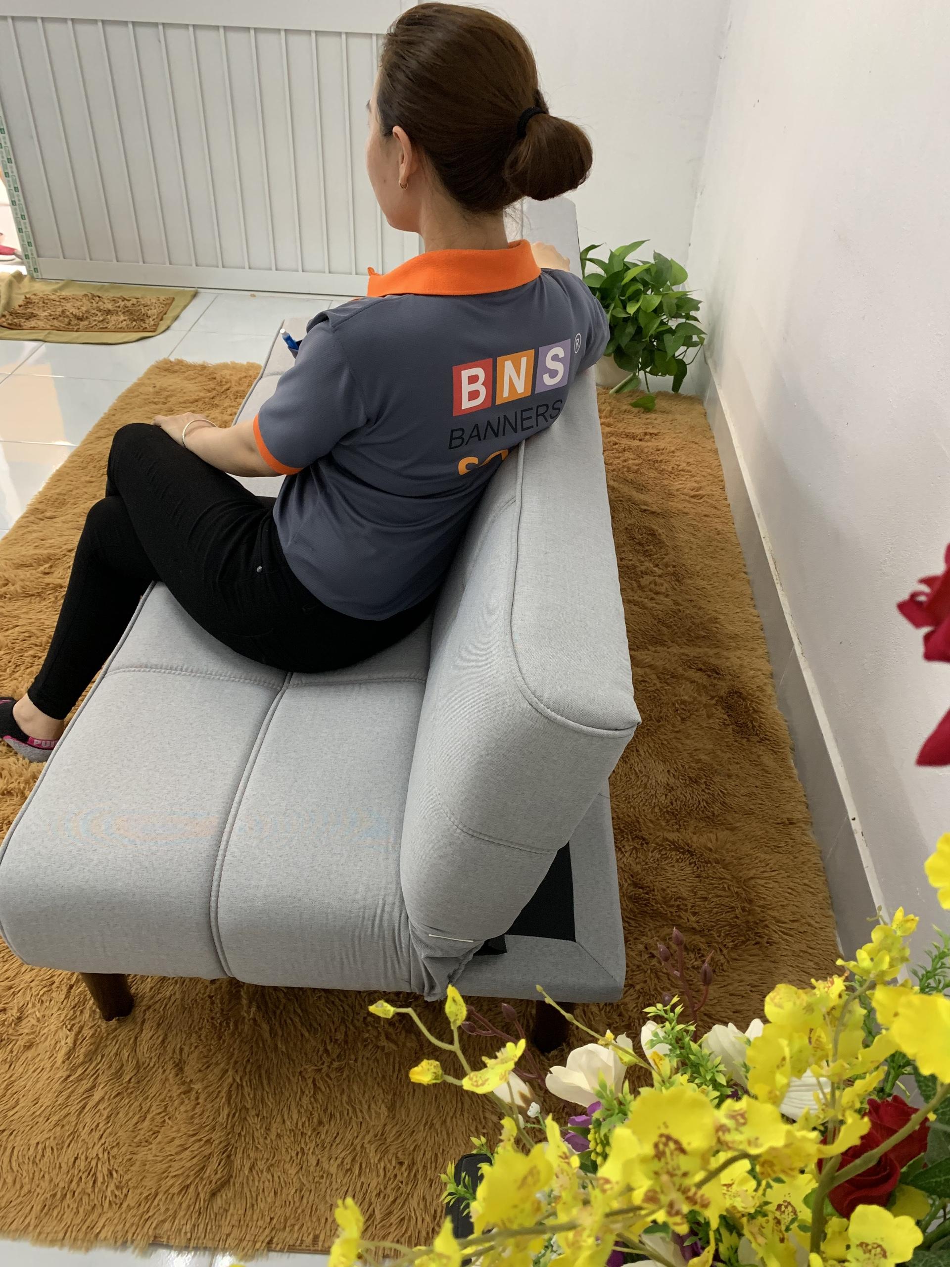 Sofa giường BNS 2021V (Xám tro nhạt)