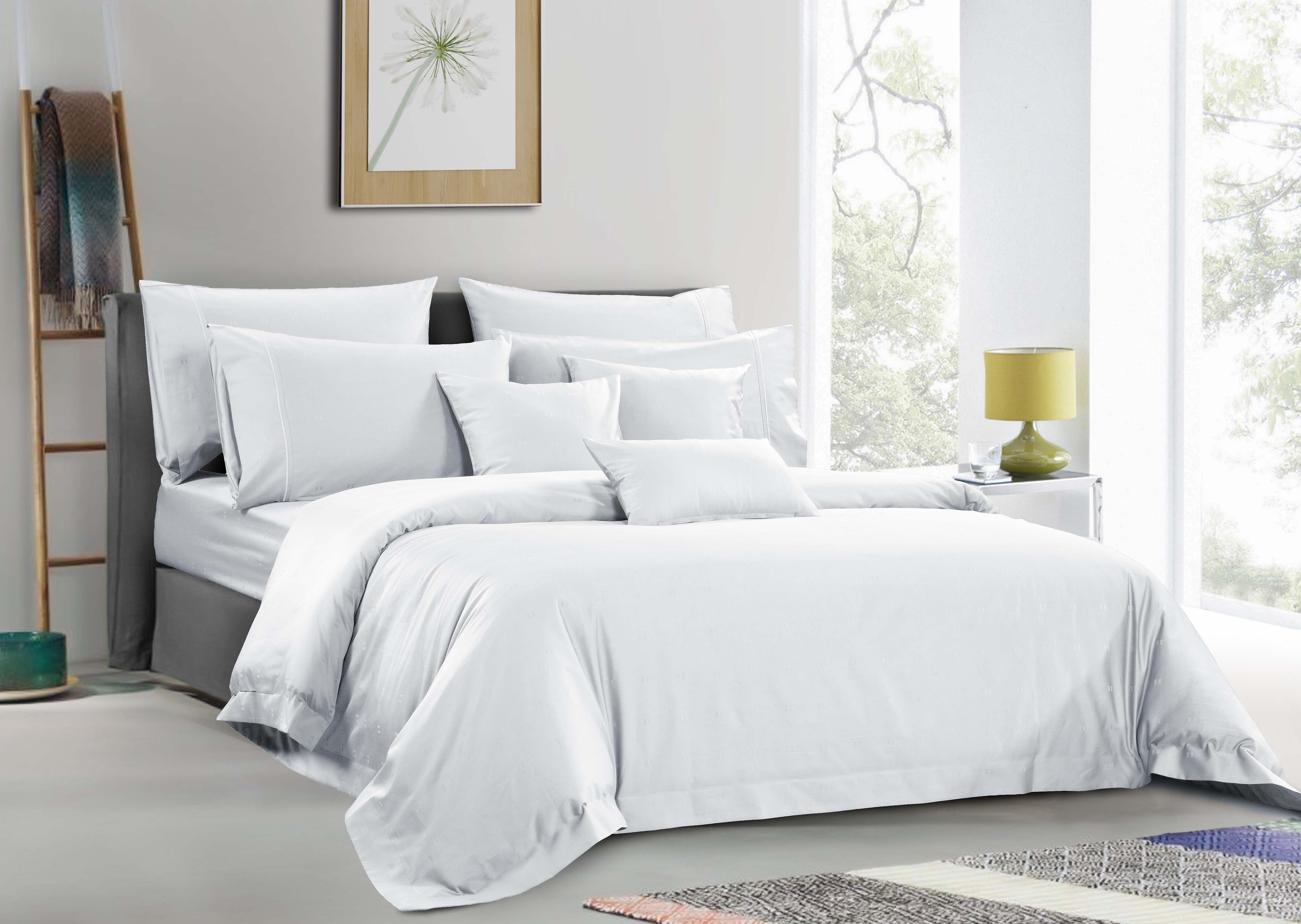 Bộ Ga và Vỏ Chăn Akemi Cotton Select Affinity gồm 6 món, (King/Queen)