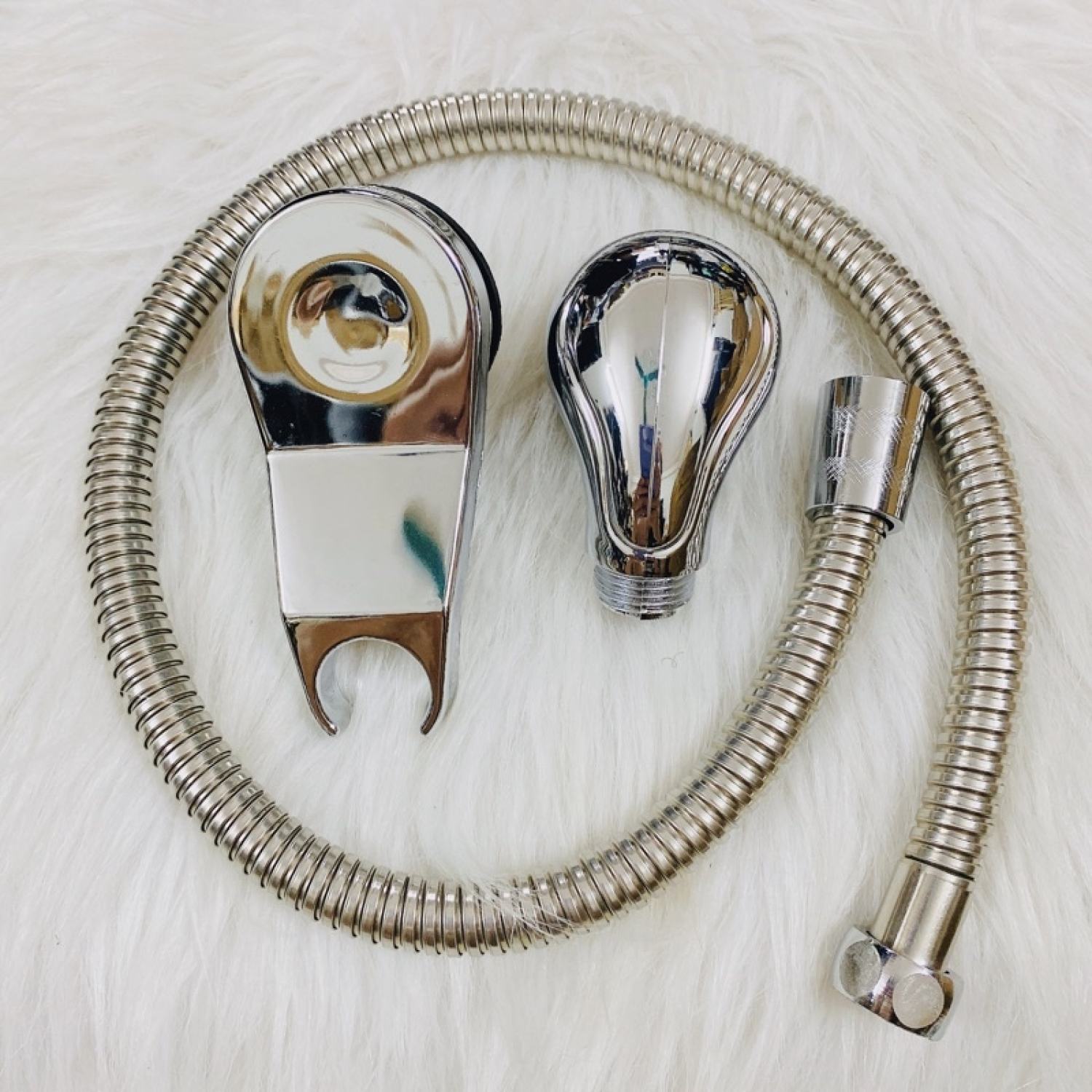Combo gật gù nóng lạnh giường gội đầu và vòi nước inox bàn gội dưỡng sinh