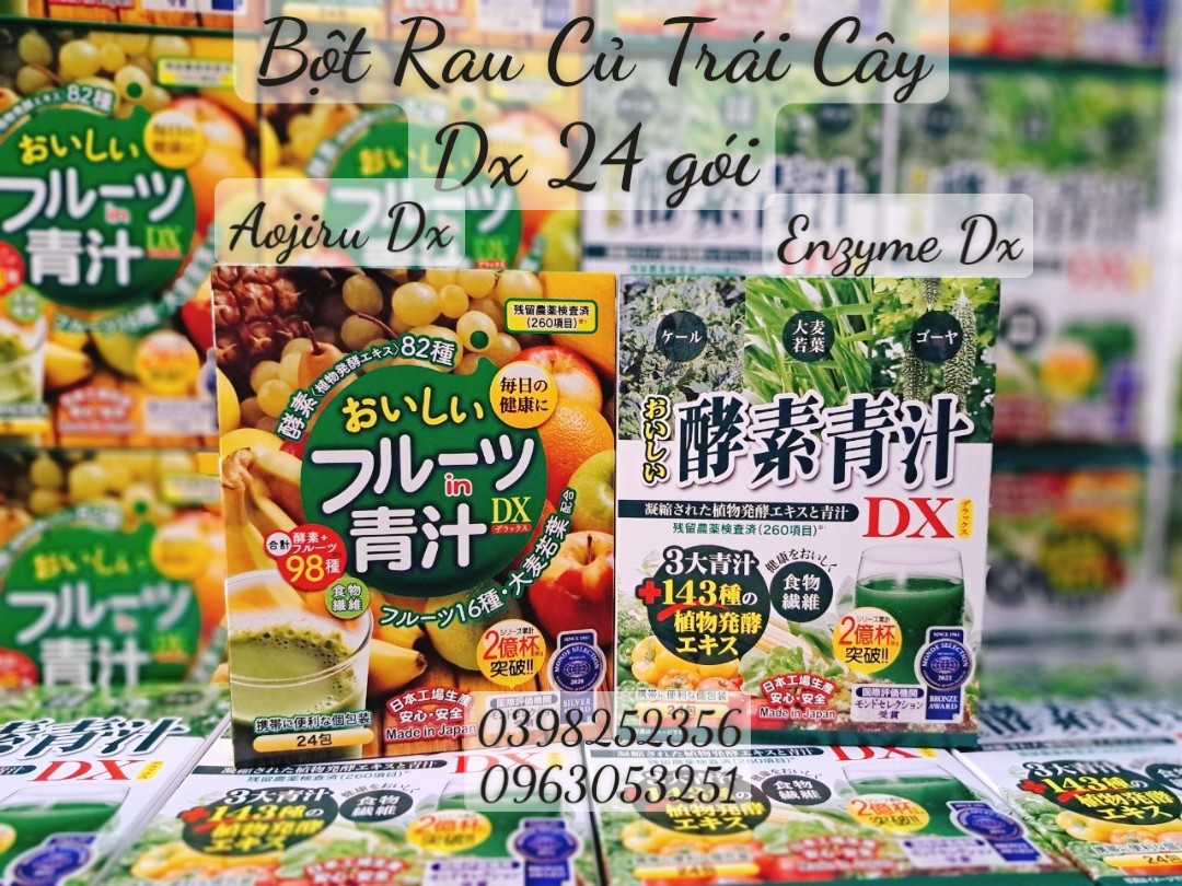 BỘT RAU CỦ AOJIRU DX NHẬT BẢN 24 gói