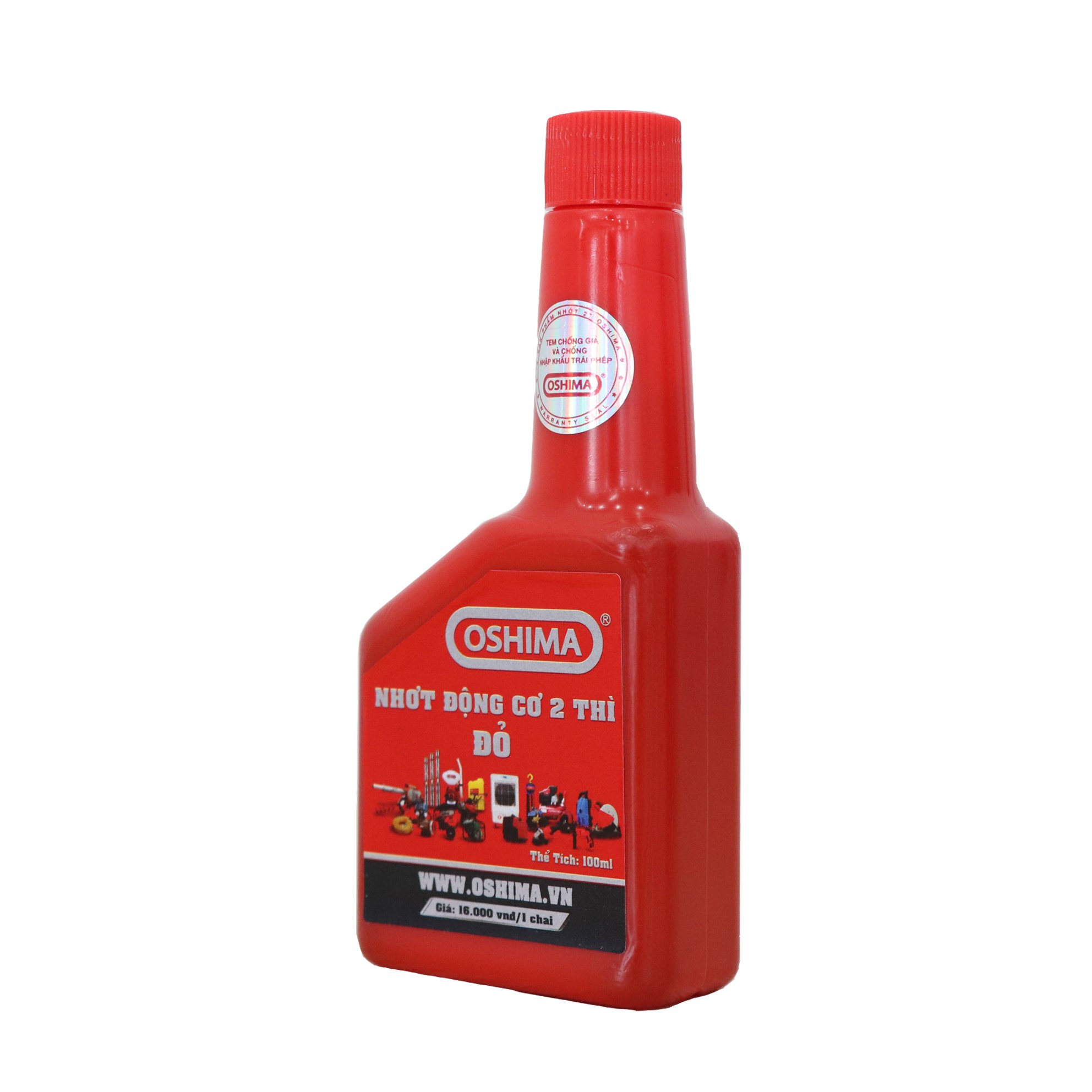 Nhớt Oshima chai 100ml cho động cơ nổ 2 thì